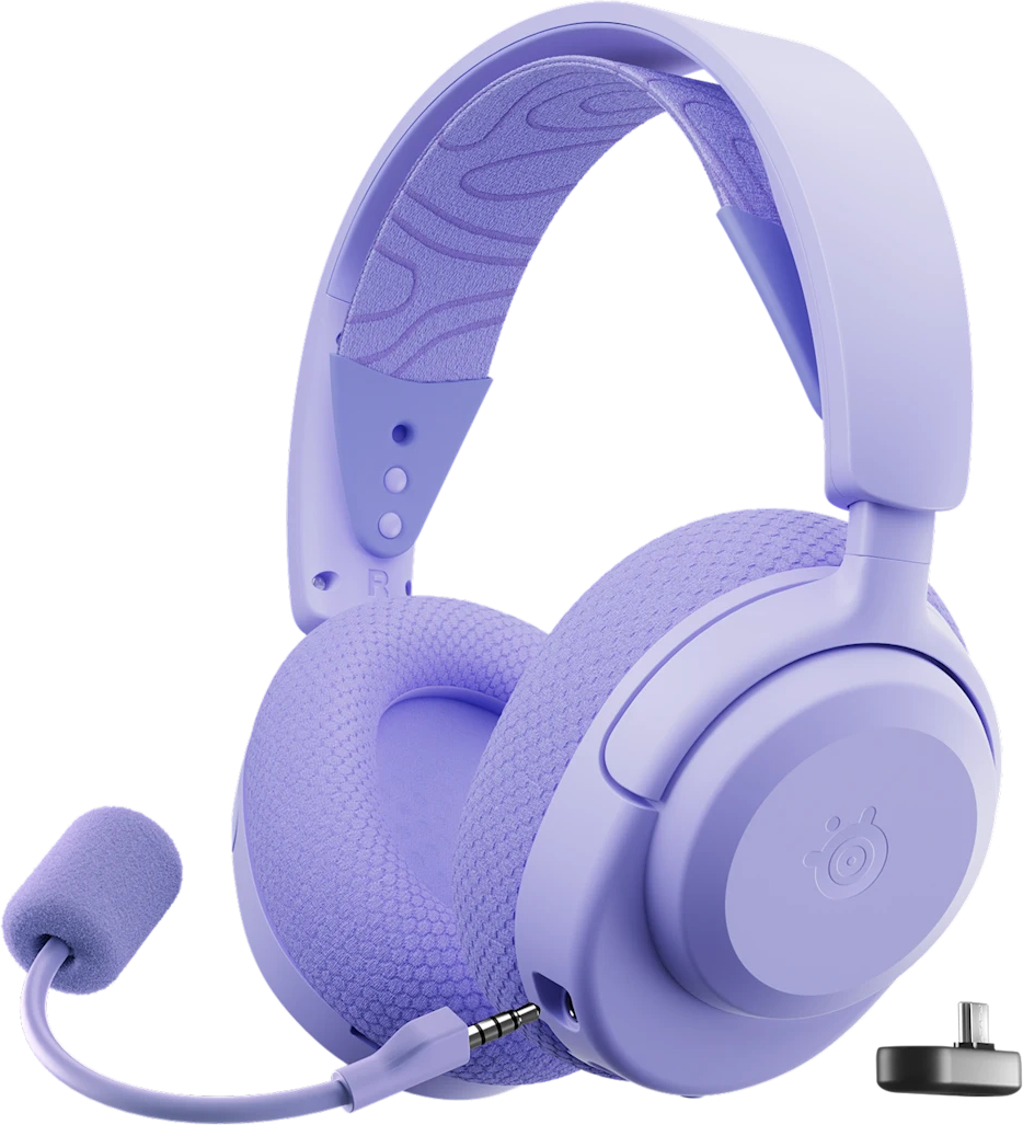 Гарнитура беспроводная игровая SteelSeries Arctis Nova 3X Wireless MultiPlatform/Xbox Lavender (61693) - Фото 1