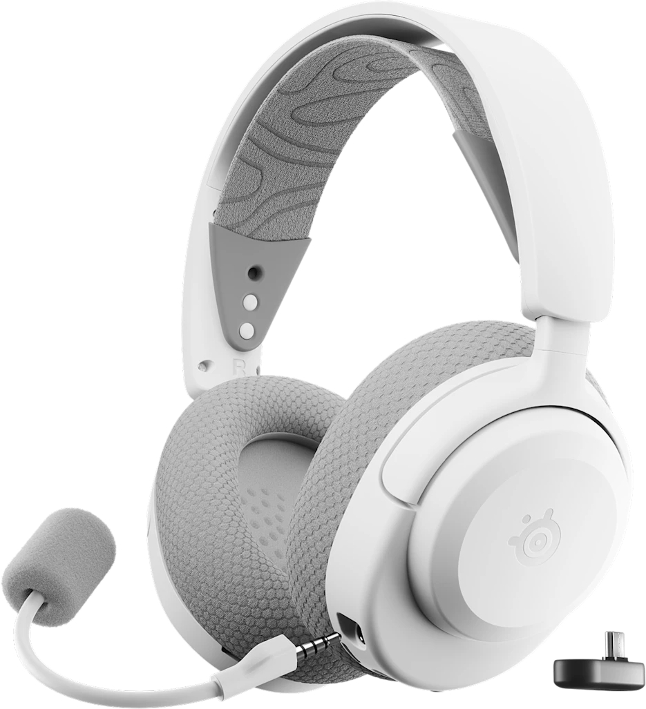Гарнитура беспроводная игровая SteelSeries Arctis Nova 3X Wireless MultiPlatform/Xbox White (61690) - Фото 1