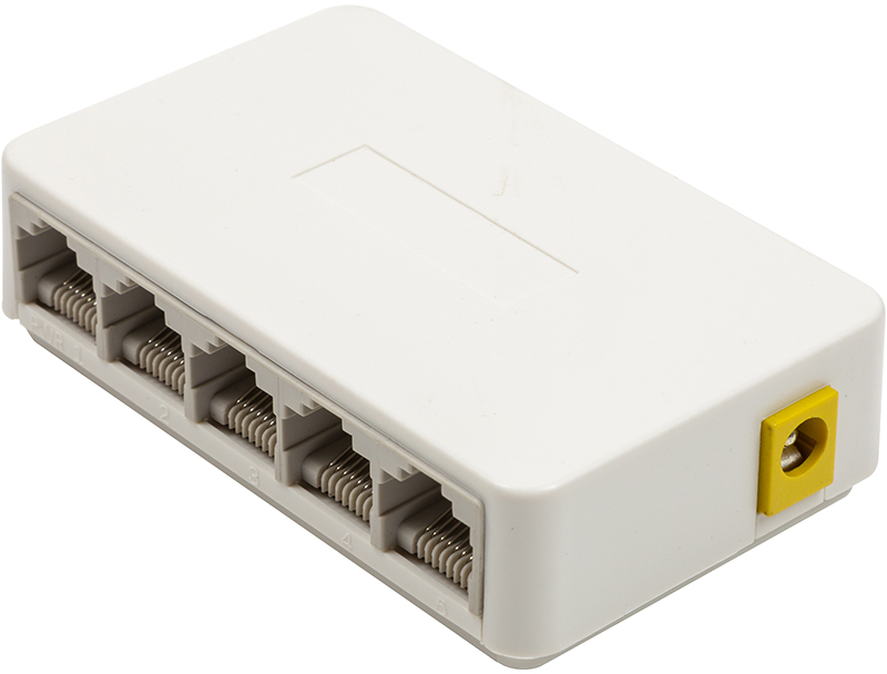 Коммутатор локальной сети (Switch) HiSmart 5-Port (TV990184) - Фото 1
