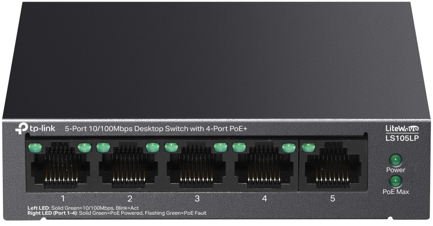 Коммутатор локальной сети (Switch) TP-Link LS105LP - Фото 1