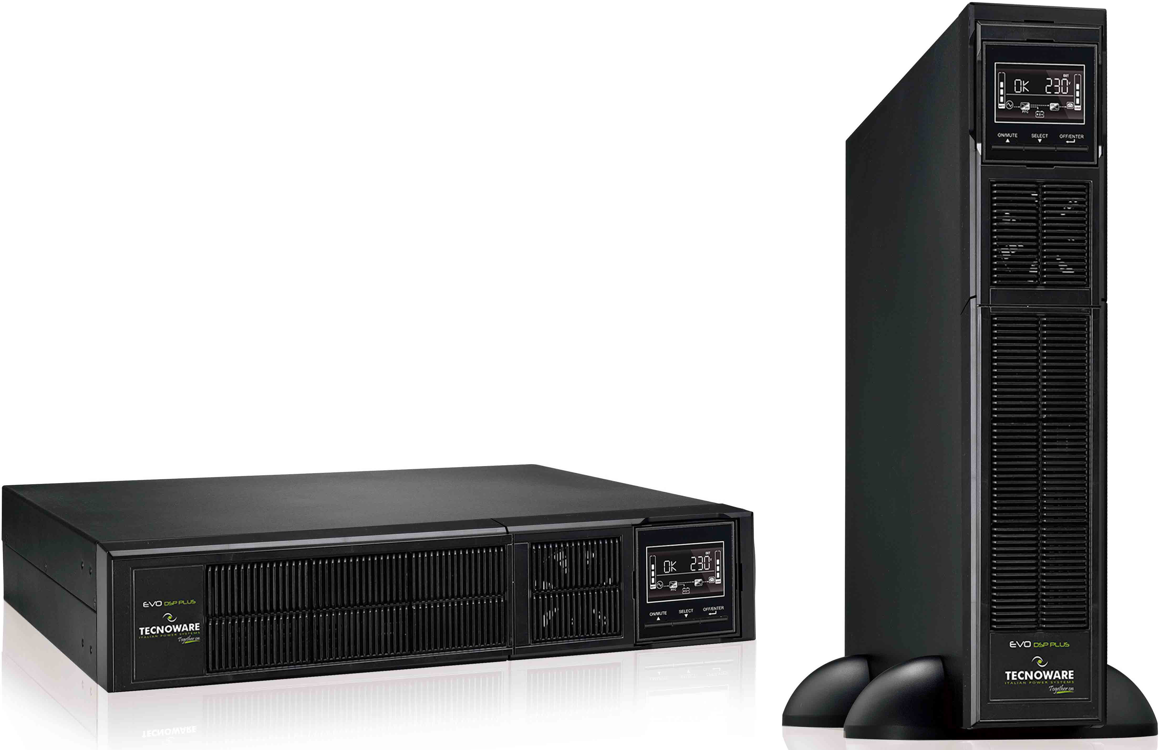 Источник бесперебойного питания Tecnoware EVO DSP PLUS 1.200VA/1.080W (FGCEDP1202RTIEC) - Фото 1