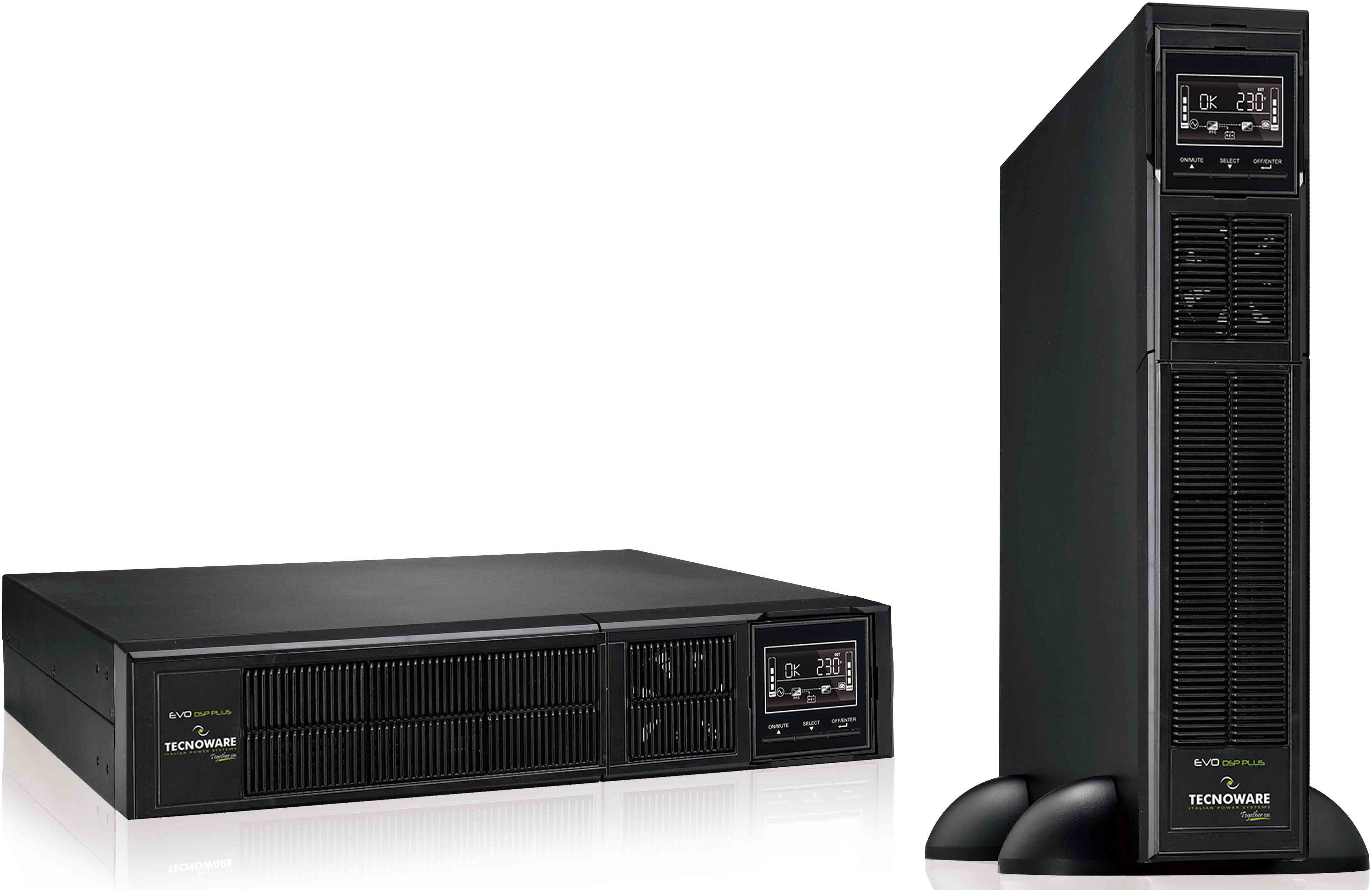 Источник бесперебойного питания Tecnoware EVO DSP PLUS 2400VA RACK /TOWER IEC (FGCEDP2402RTIEC) - Фото 1