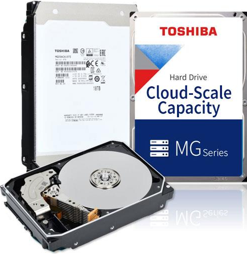 Жесткий диск внутренний Toshiba SATA 18TB 7200rpm 512MB (MG09ACA18TE) - Фото 1