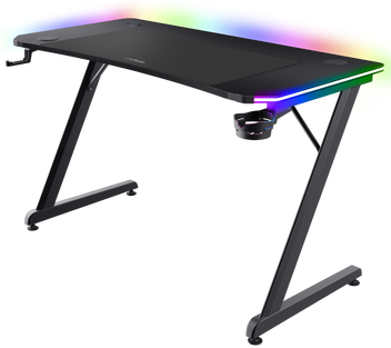 Стол компьютерный Trust GXT 710 Luminus Pro RGB Black (25419) - Фото 1