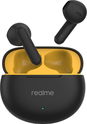 Наушники вкладыши беспроводные TWS realme Buds T01 (RMA2406) Black - Фото 1