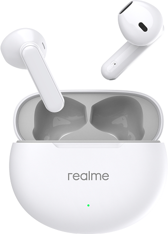 Наушники вкладыши беспроводные TWS realme Buds T01 (RMA2406) White - Фото 1