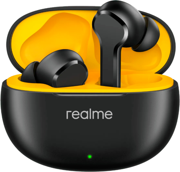 Наушники вкладыши беспроводные TWS realme Buds T110 Black - Фото 1