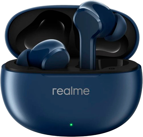 Наушники вкладыши беспроводные TWS realme Buds T110 Blue - Фото 1