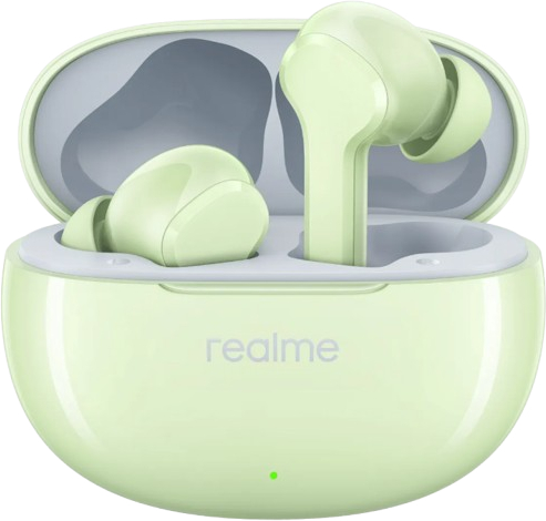 Наушники вкладыши беспроводные TWS realme Buds T110 Green - Фото 1