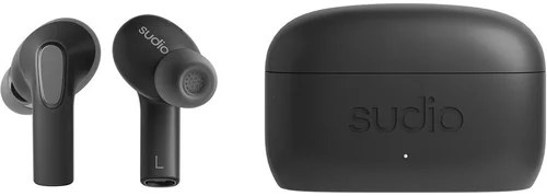 Наушники вкладыши беспроводные TWS Sudio E3 Black (E3BLK) - Фото 1