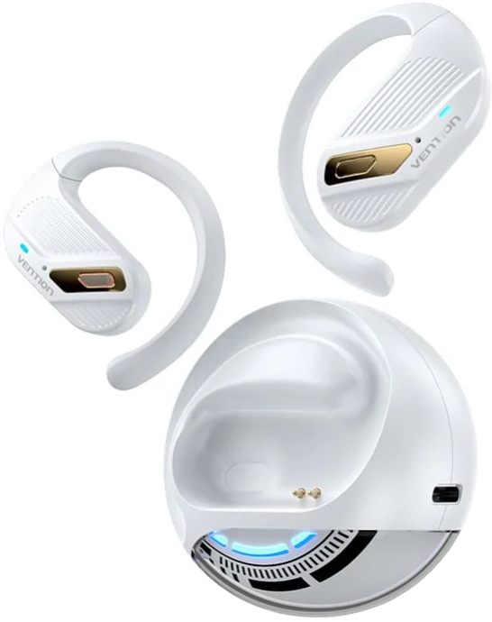 Наушники вкладыши беспроводные TWS Vention OpenBeat O12 White (NBUW0) - Фото 1