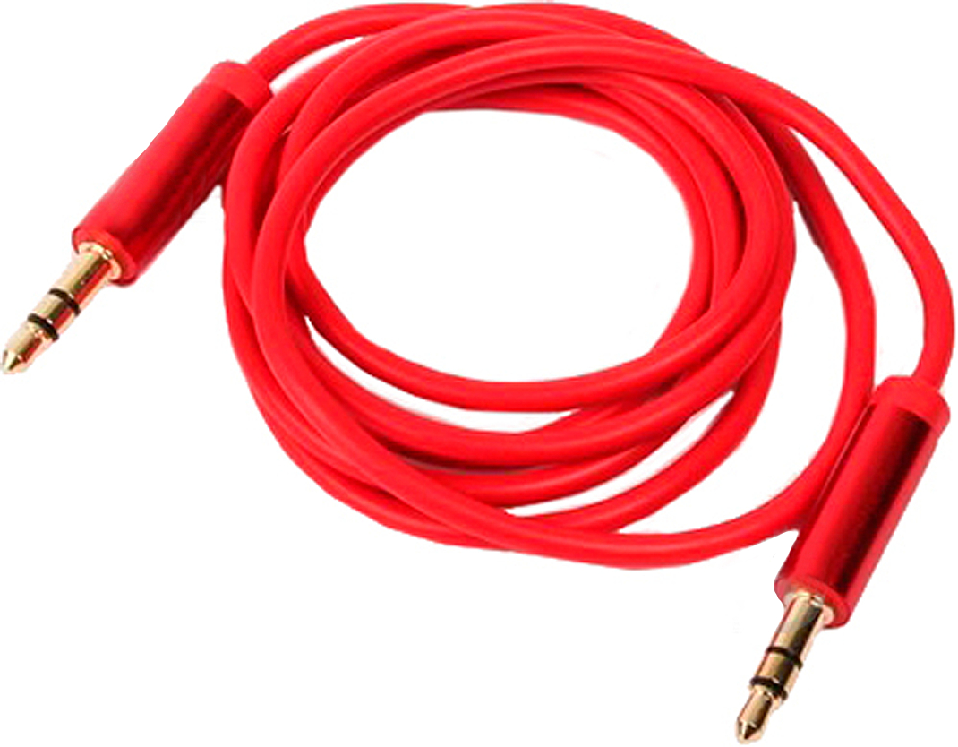 Кабель 3.5 мм - 3.5 мм Ultra Cable UC73-0100 red - Фото 1