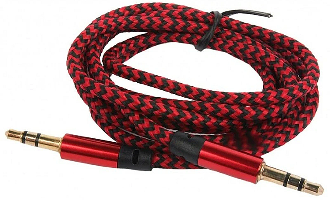 Кабель 3.5 мм - 3.5 мм Ultra Cable UC74-0100 red - Фото 1