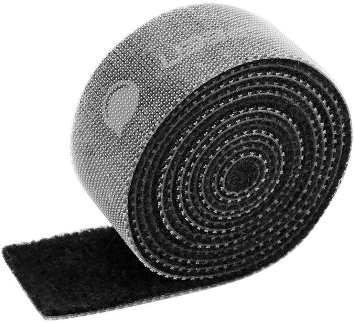Органайзер для зберігання кабелів UGREEN LP124 20mm Cable Tie Band 2m Black (40354) - Фото 1