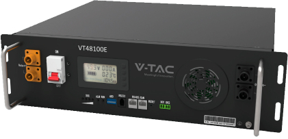 Батарея для солнечного инвертора V-TAC LiFePO4 51,2V 100Аh 5.12kWh (VT48100E-P2) - Фото 1