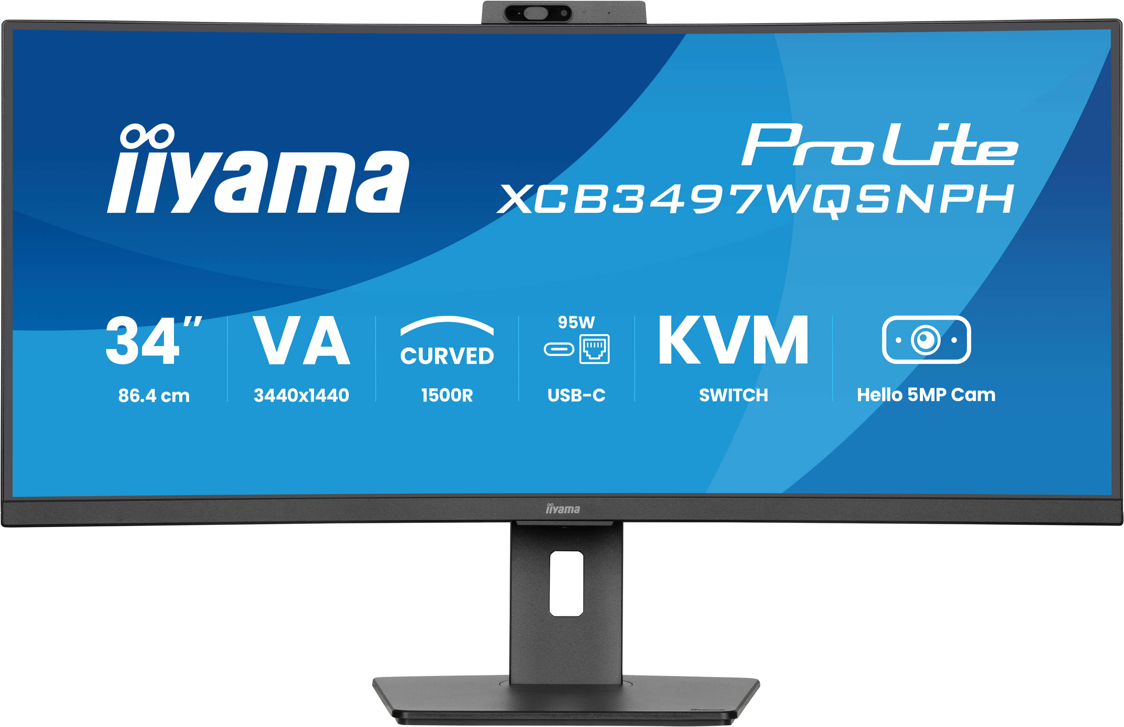 Монитор IIYAMA XCB3497WQSNPH-B1 - Фото 1