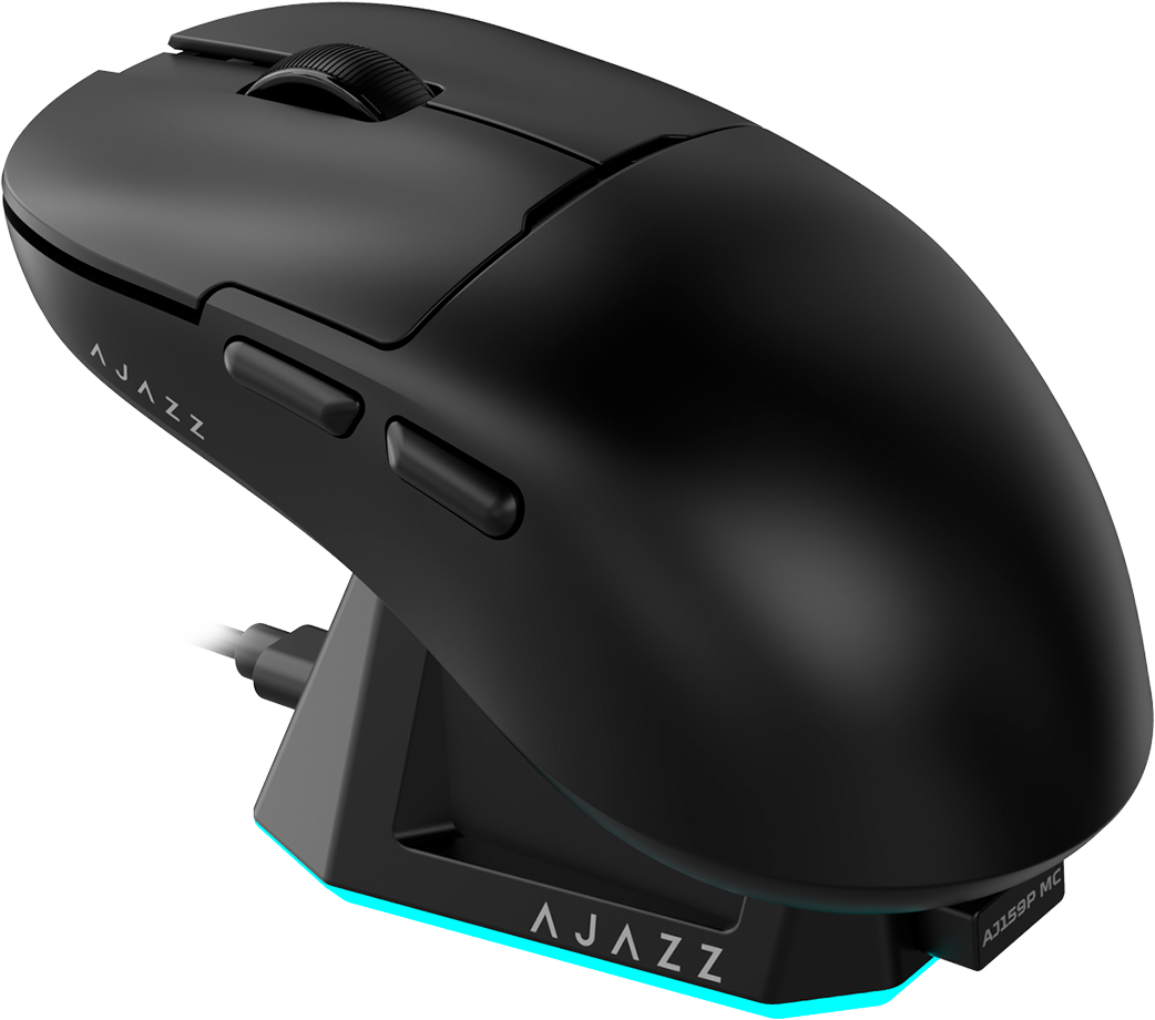 Мышь беспроводная игровая Ajazz AJ159P MC -3 Mod-Black-Pixart 3311 (AJ159P-MC-B) - Фото 1
