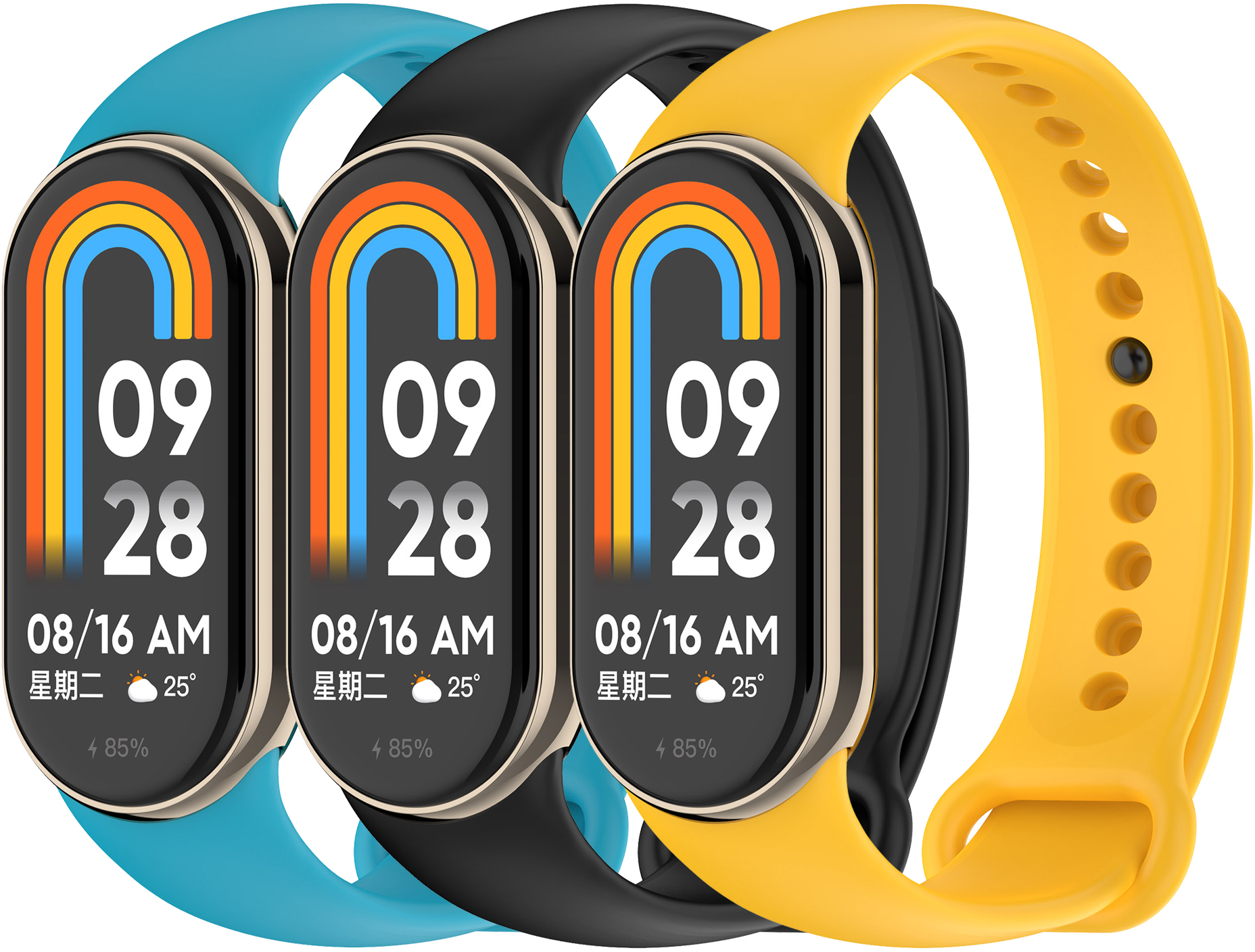 Ремешок для фитнес-браслета Armorstandart Xiaomi Mi Band 8 Empire комплект (ARM75721) - Фото 1