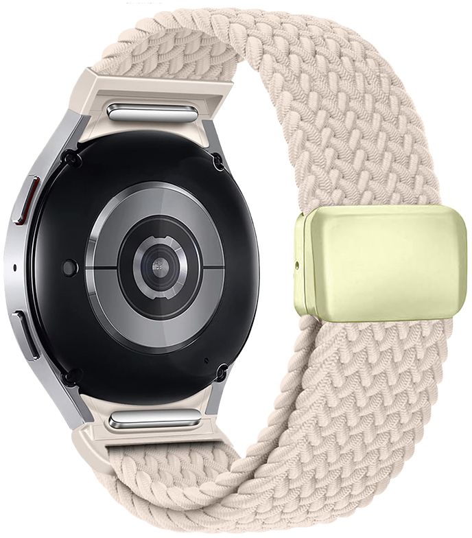 Ремешок для смарт-часов Armorstandart Braided Solo Loop for Samsung Galaxy Watch 7 / FE / 6 / 6 Classic / 5 / 5 Pro / 4 / 4 Classic Starlight (ARM86836) - Фото 1