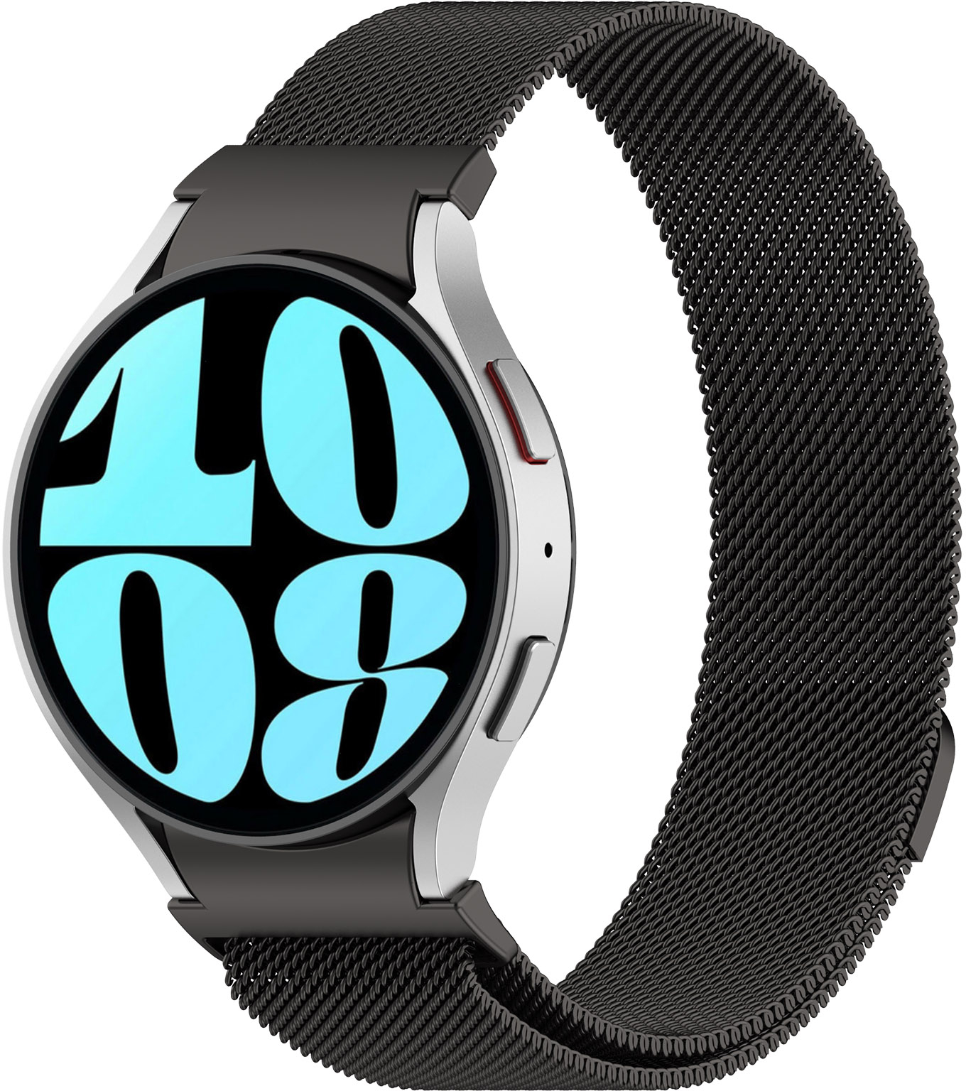 Ремешок для смарт-часов Armorstandart Milanese Magnetic for Samsung Galaxy Watch 7 / FE / 6 / 6 Classic / 5 / 5 Pro / 4 / 4 Classic Black (ARM86842) - Фото 1