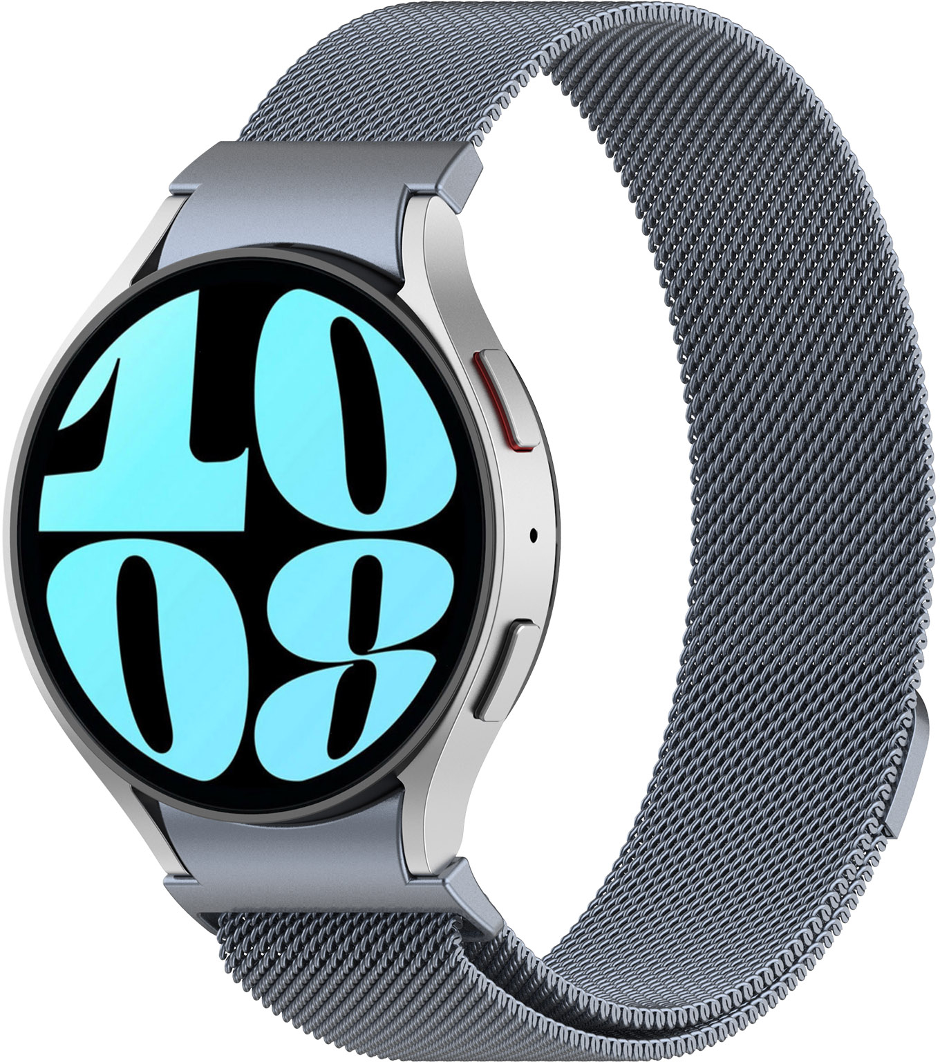 Ремешок для смарт-часов Armorstandart Milanese Magnetic for Samsung Galaxy Watch 7 / FE / 6 / 6 Classic / 5 / 5 Pro / 4 / 4 Classic Grey (ARM86843) - Фото 1
