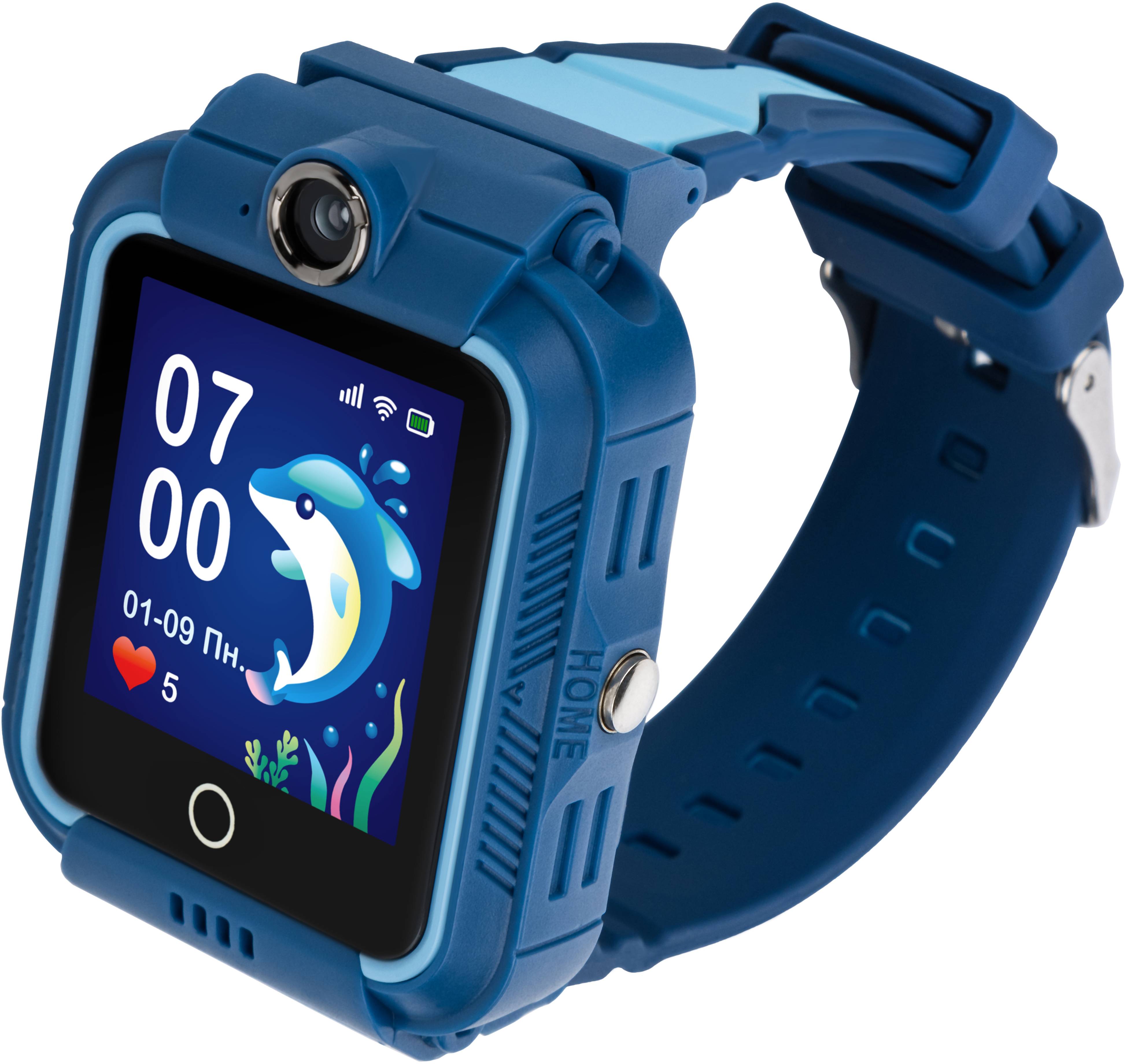 Детские часы Aura A400 4G Tracker/WIFI Blue (AUR-A400-BL) - Фото 1