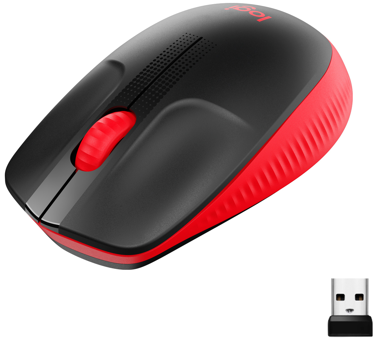 Уценка - Мышь беспроводная Logitech M190 Red (910-005908) - Фото 1