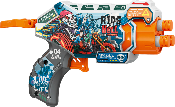 Бластер многозарядный Fast Pioneer Ride Well 4 шт. (BH126) - Фото 1