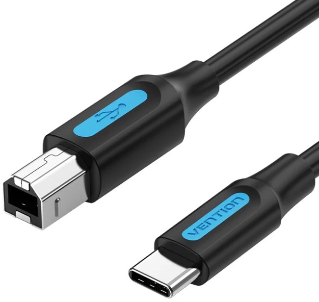 Кабель синхронизации данных Vention USB 2.0 BM - Type-C M, 2.0 м 2.4А (CQUBH) - Фото 1