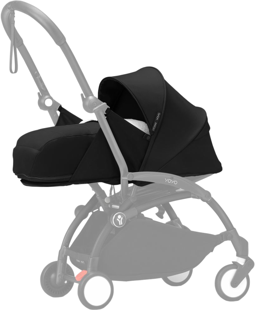 Люлька для коляски Stokke YOYO 0+ Black (646203) - Фото 1