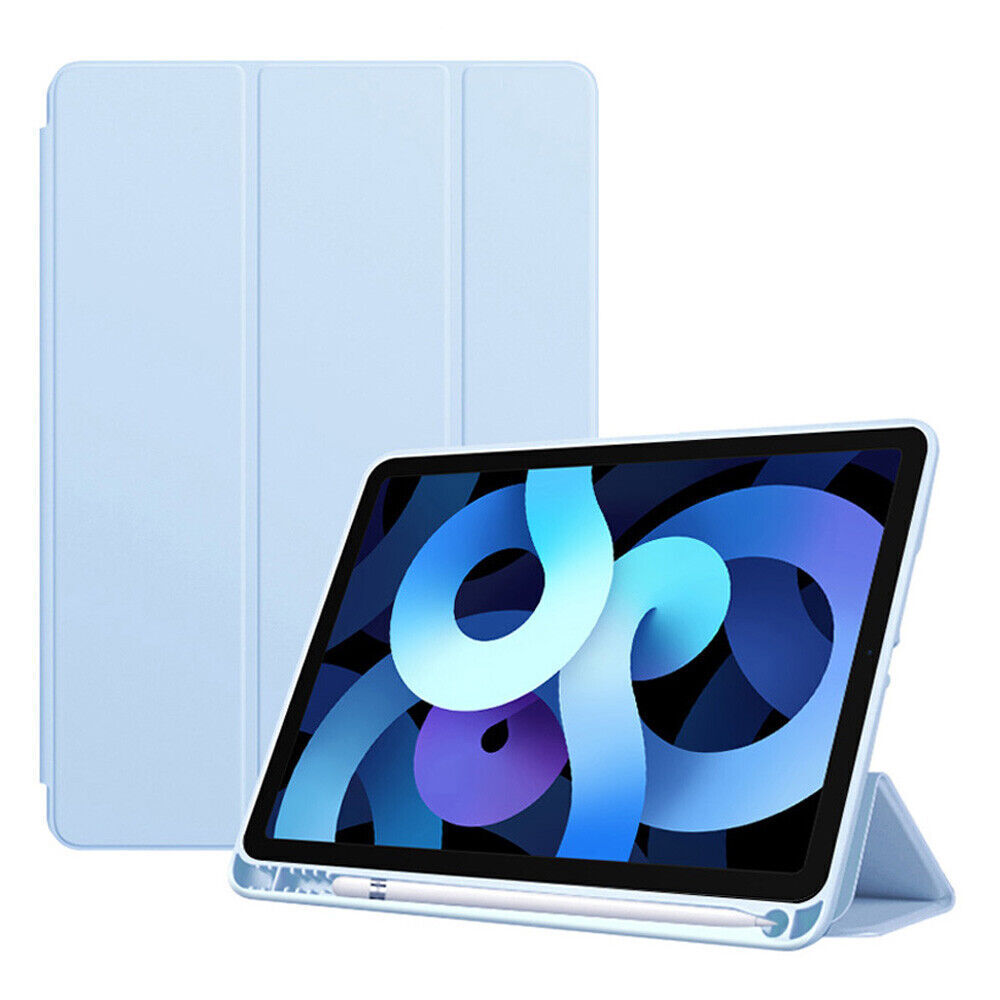 Чехол для планшета BeCover Tri Fold Soft TPU с креплением for Apple iPad 10.9" (2022/2024)/iPad (А16) 2025 11" Light Blue (708464) - Фото 1