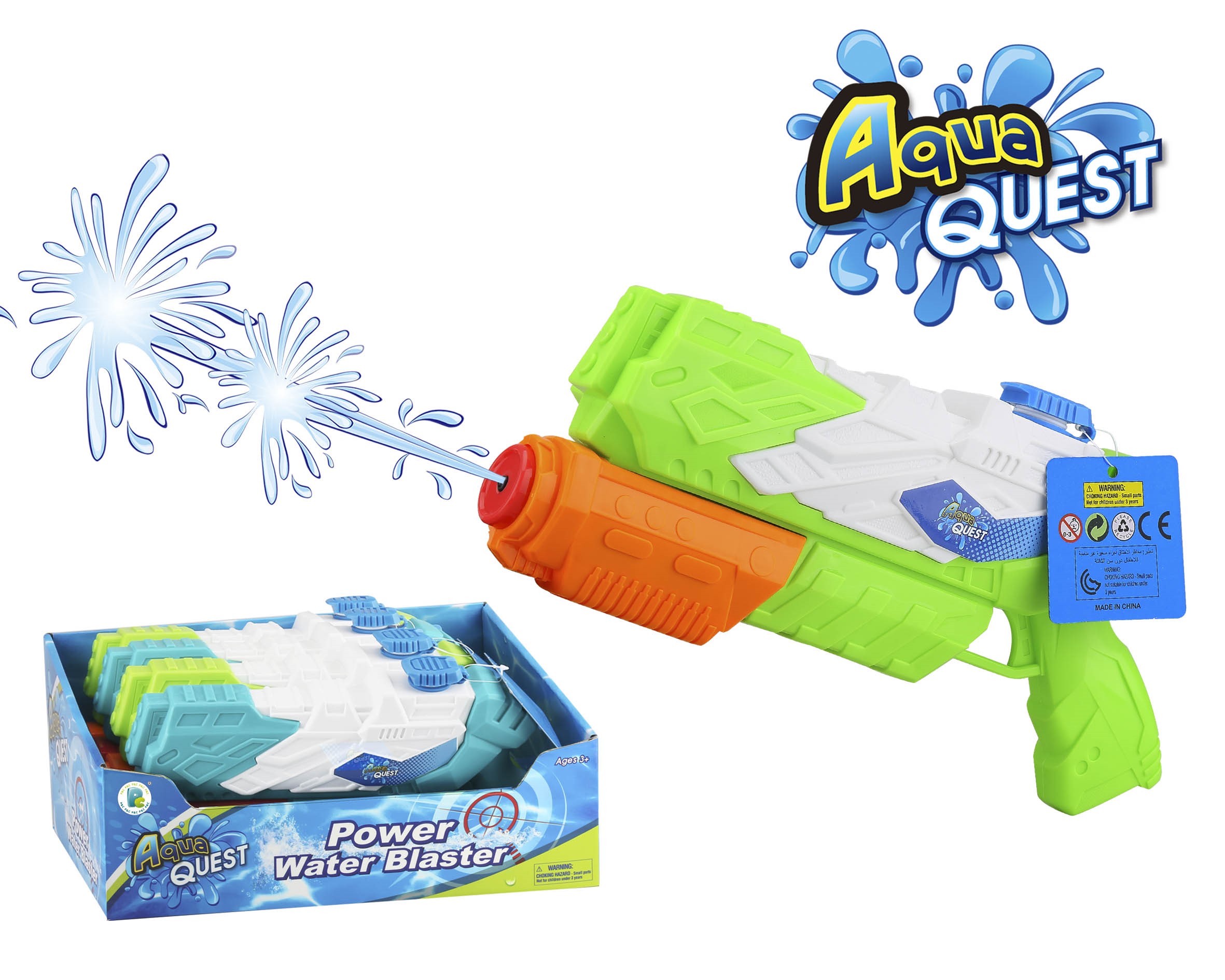 Водяной пистолет Aqua Quest 32 см 32x27x24 см (DHOWG10296) - Фото 1