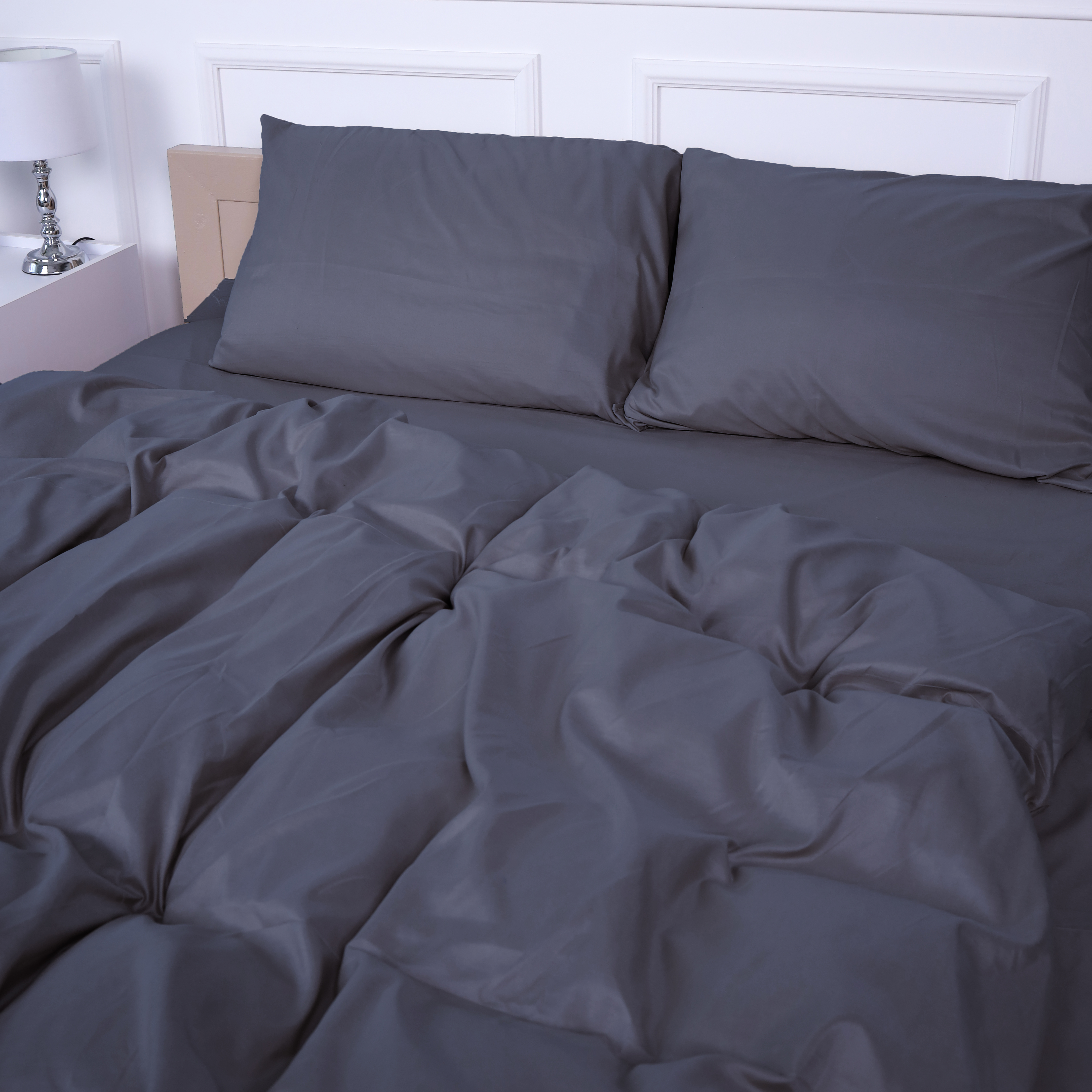 Комплект постільної білизни MirSon №19-0000 Monument Mikrosatin Premium 2 x 143 x 210 см (2200007235513) - Фото 1