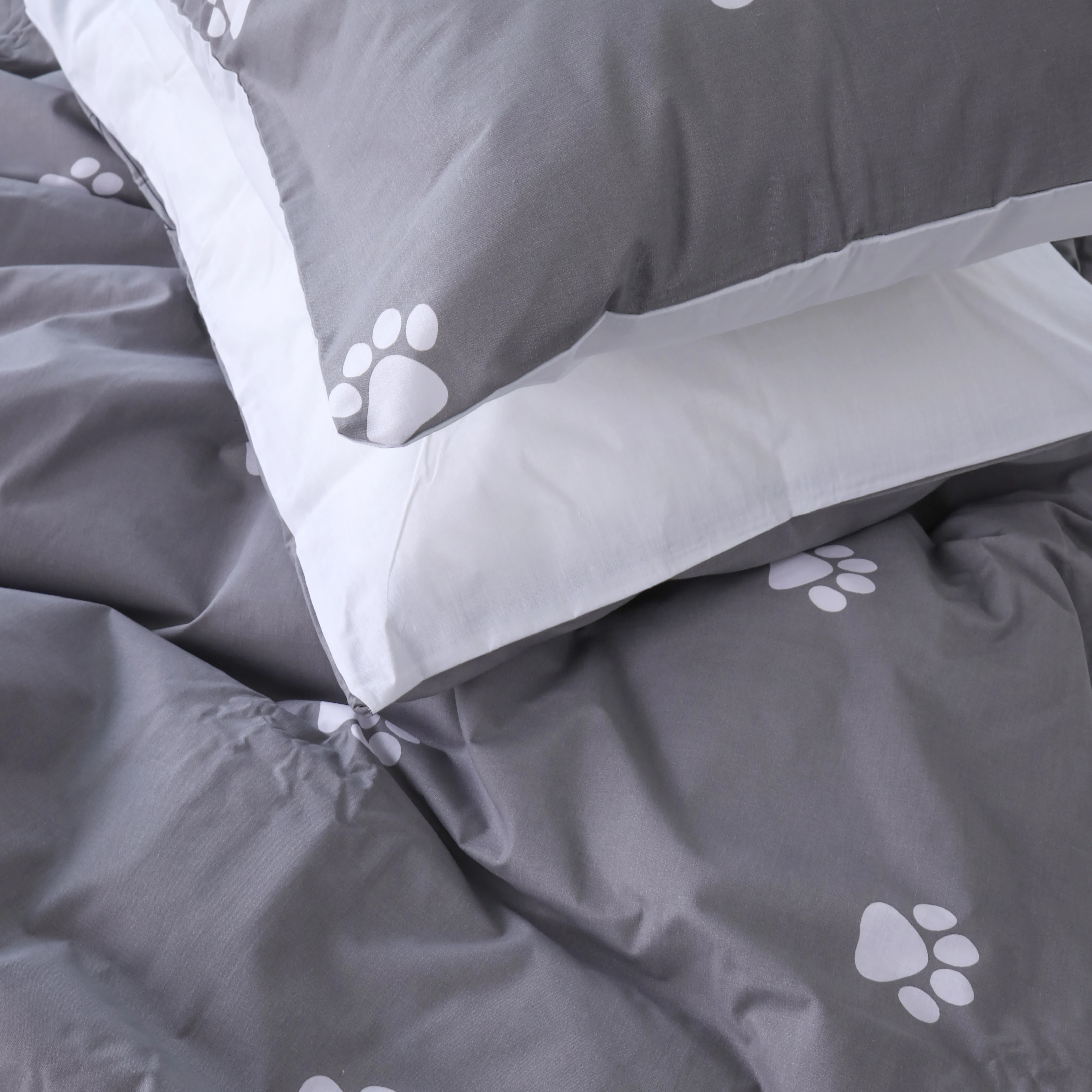Наволочка MirSon Бязь 17-4737 Cat's Paws 70х70 см (2200008926588) - Фото 1