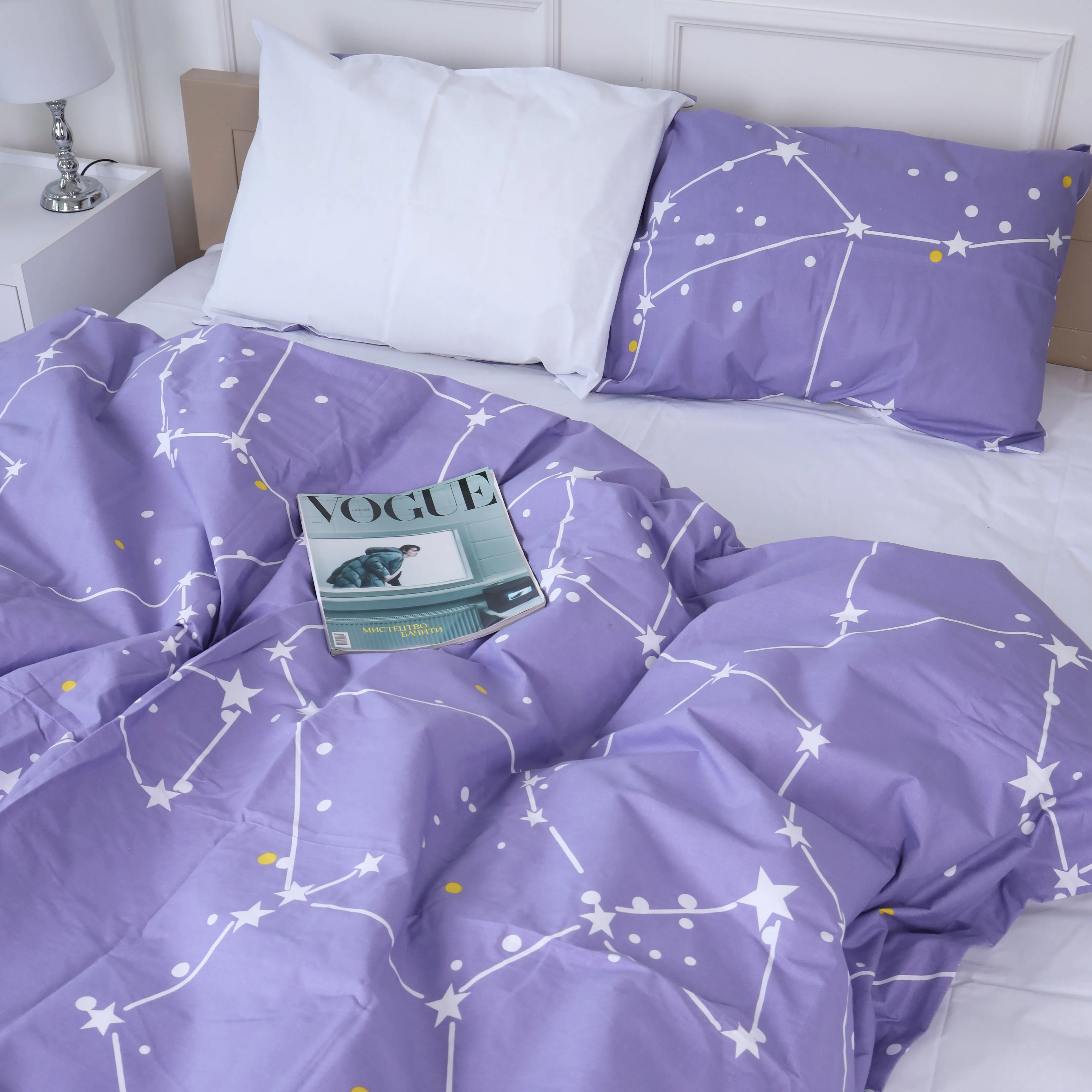 Купити Комплект постільної білизни MirSon 143х210 см Бязь 17-4742 Constellation (2200008929282) - Фото 1 Комплект постільної білизни MirSon 143х210 см Бязь 17-4742 Constellation (2200008929282) - Фото 1