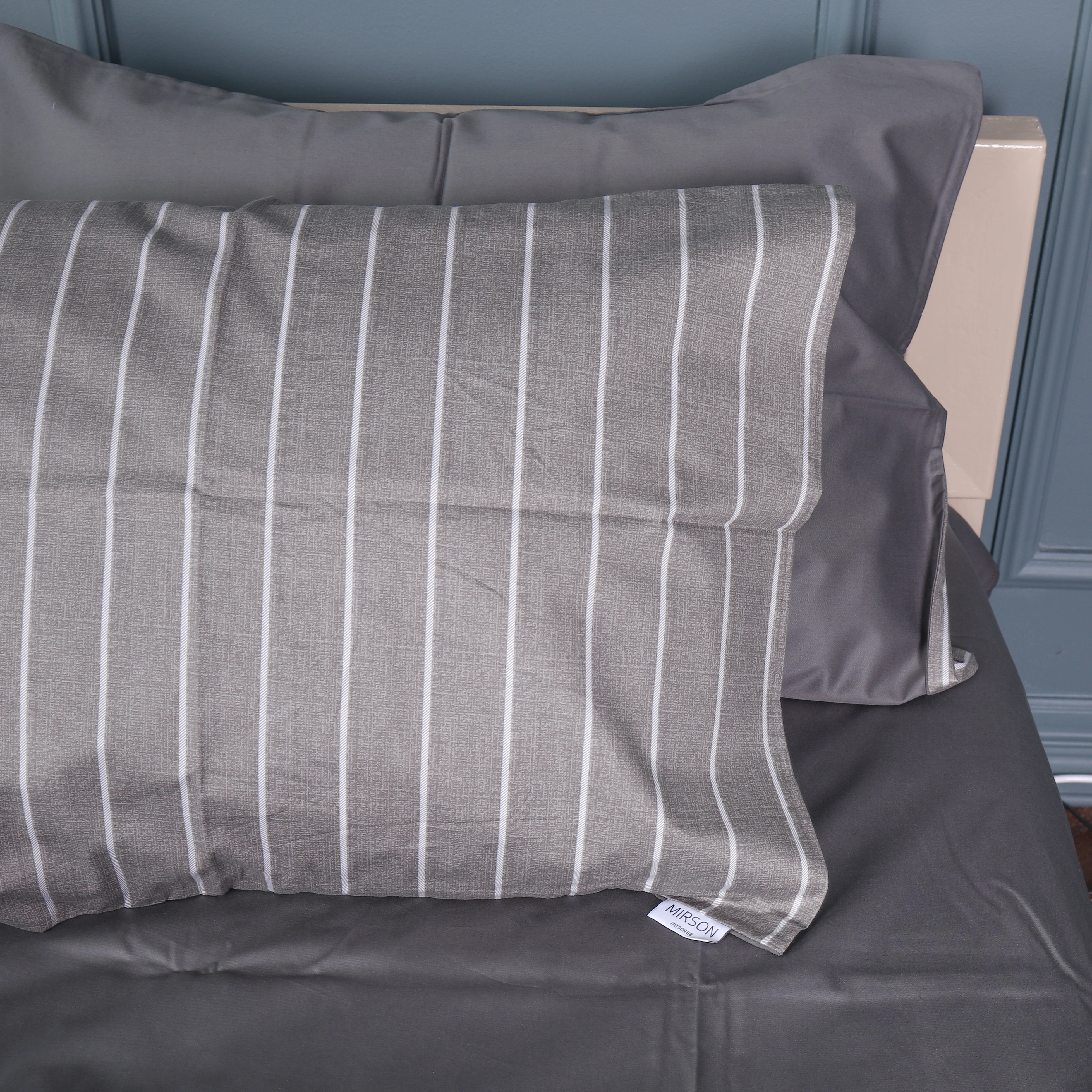 Наволочка MirSon 22-1423 Thin stripe 50х70 см (2200011245560) - Фото 1