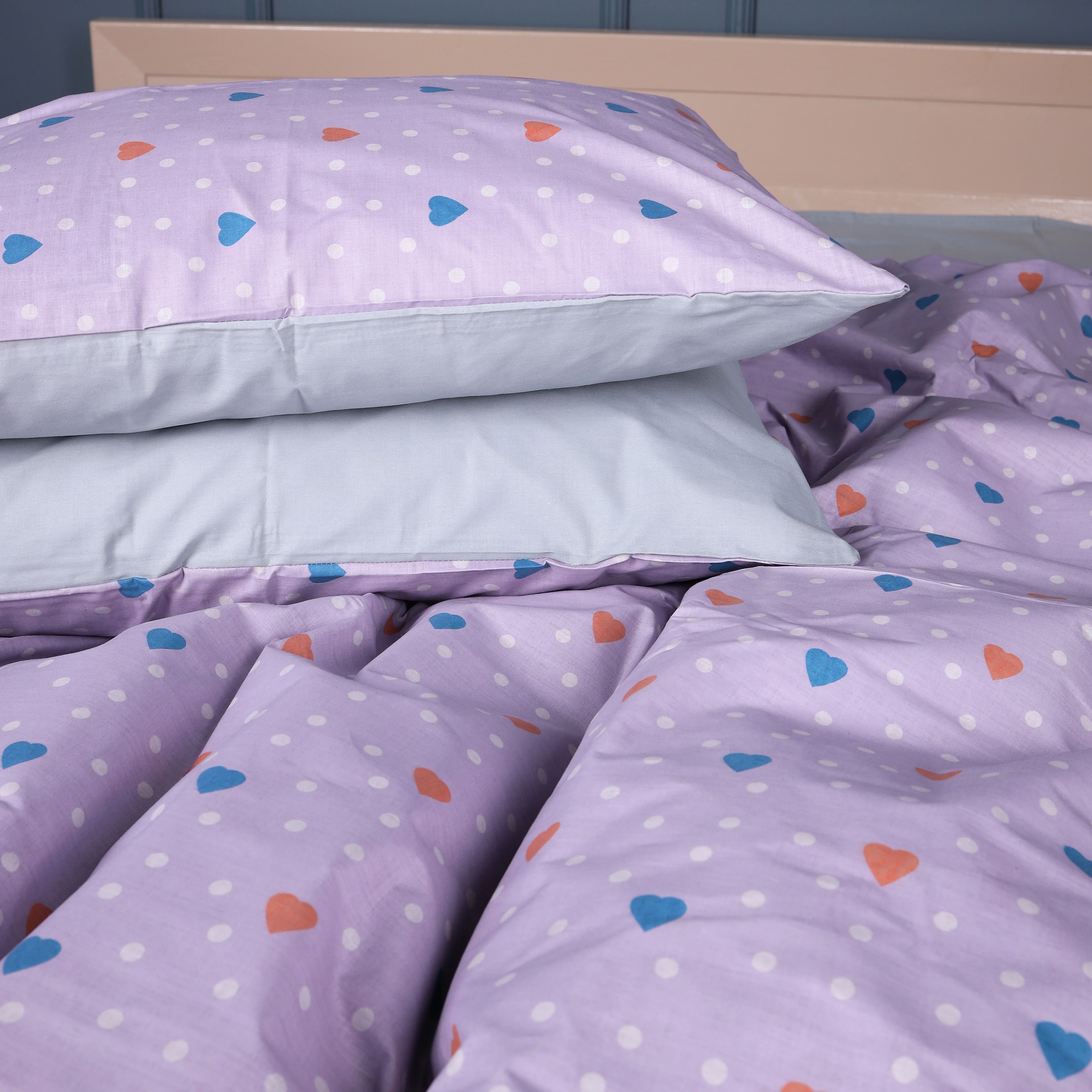 Наволочка MirSon 17-0782 Pastel Love Print Бязь 70х70 см (2200011274102) - Фото 1