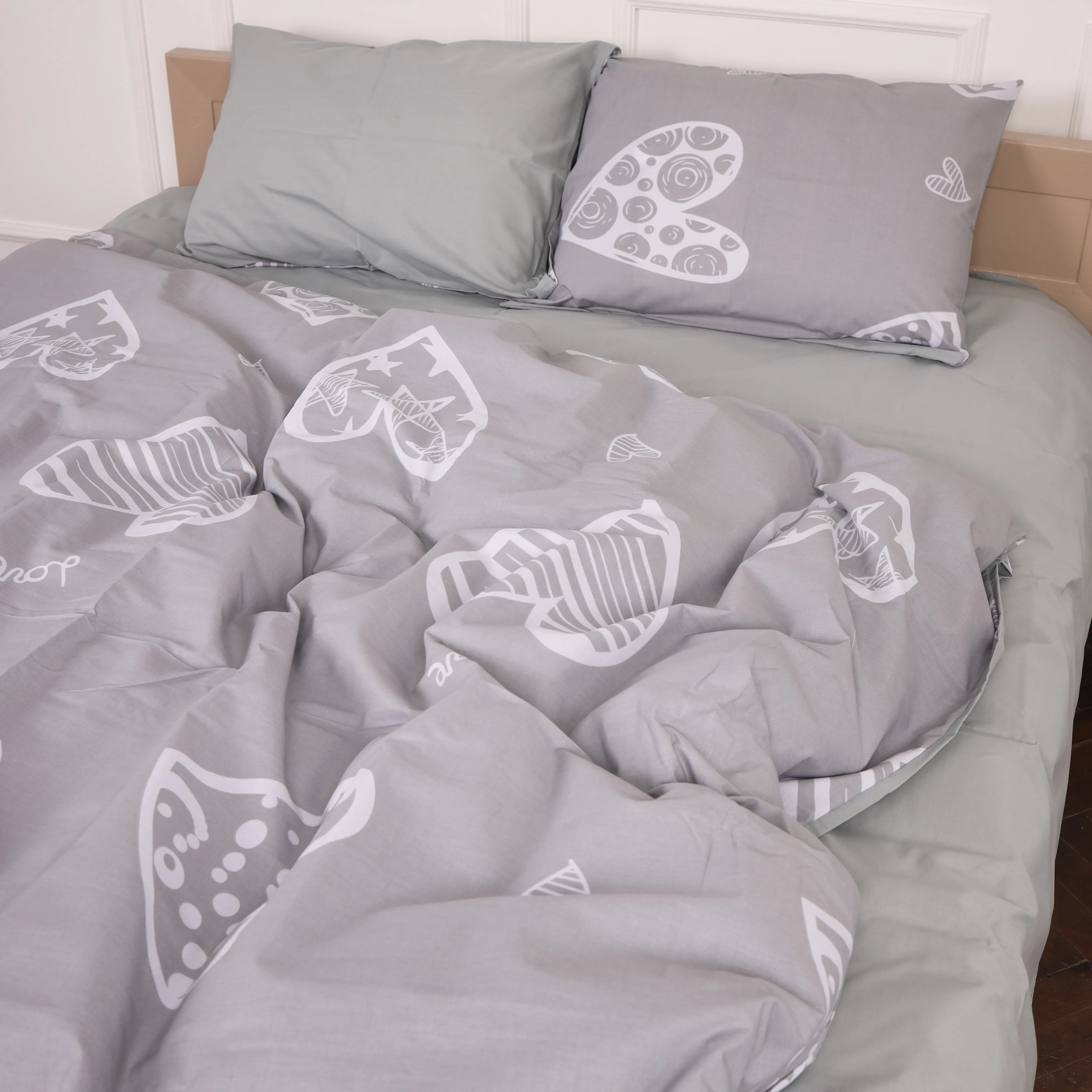 Комплект постільної білизни MirSon 143x210 см 17-4828 Emmerich Бязь (2200009389993) - Фото 1