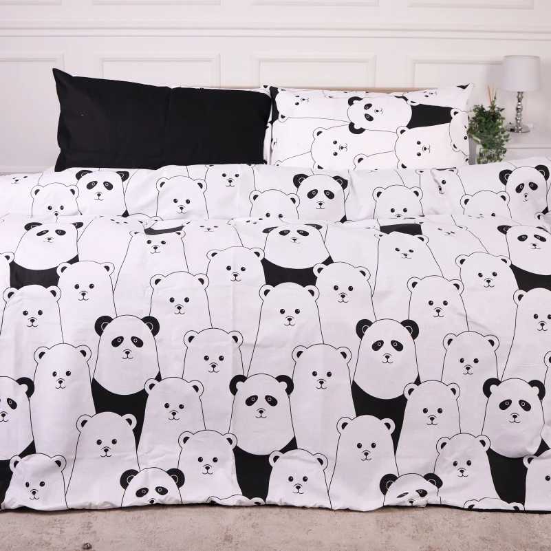 Комплект постільної білизни дитячий MirSon 110х140 см 17-4849 White bear Ranforce Elite (2200009584251) - Фото 1