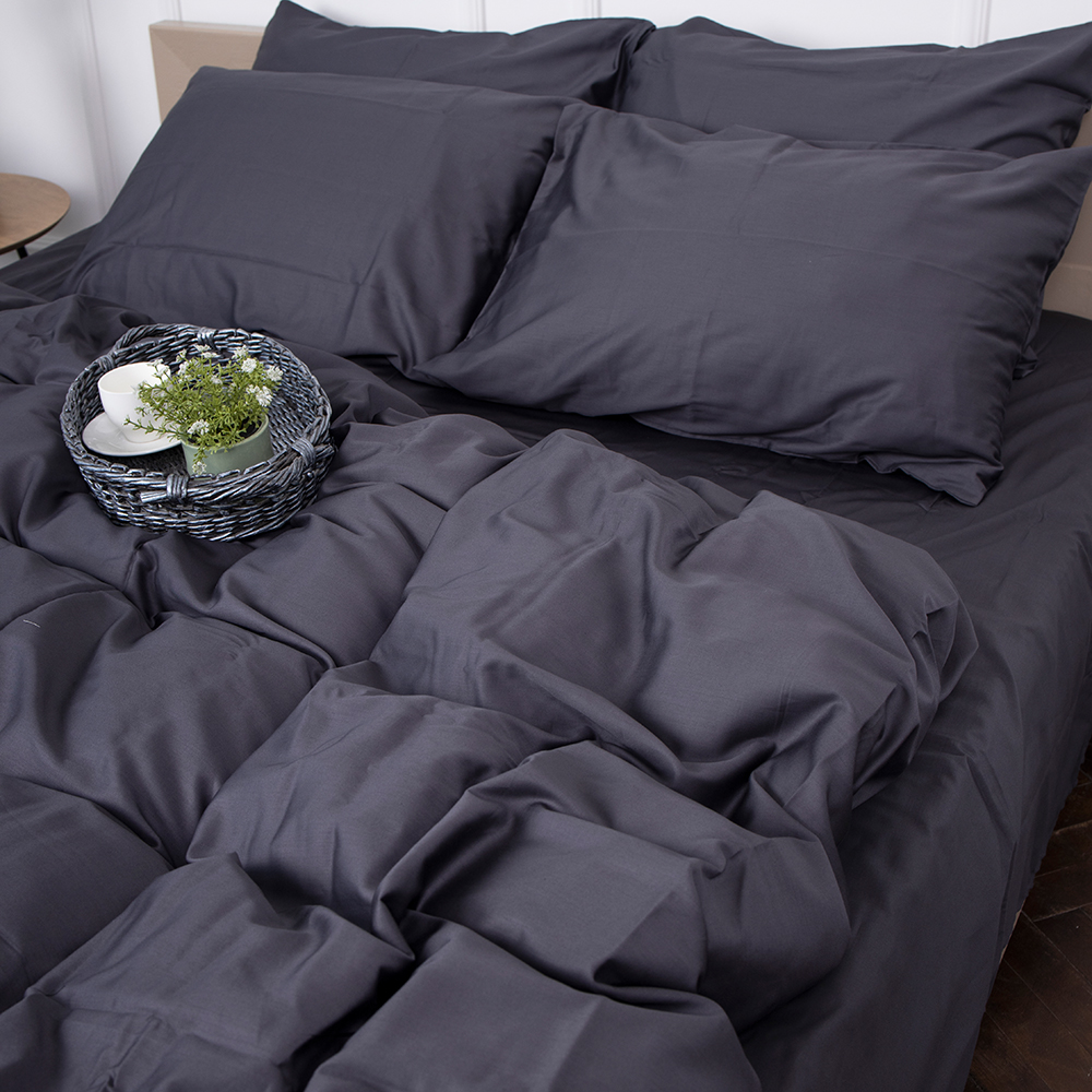 Купить Комплект постельного белья MirSon King Size Сатин 0240 Iron grey 220х240 (2200001169647) - Фото 1 Комплект постельного белья MirSon King Size Сатин 0240 Iron grey 220х240 (2200001169647) - Фото 1