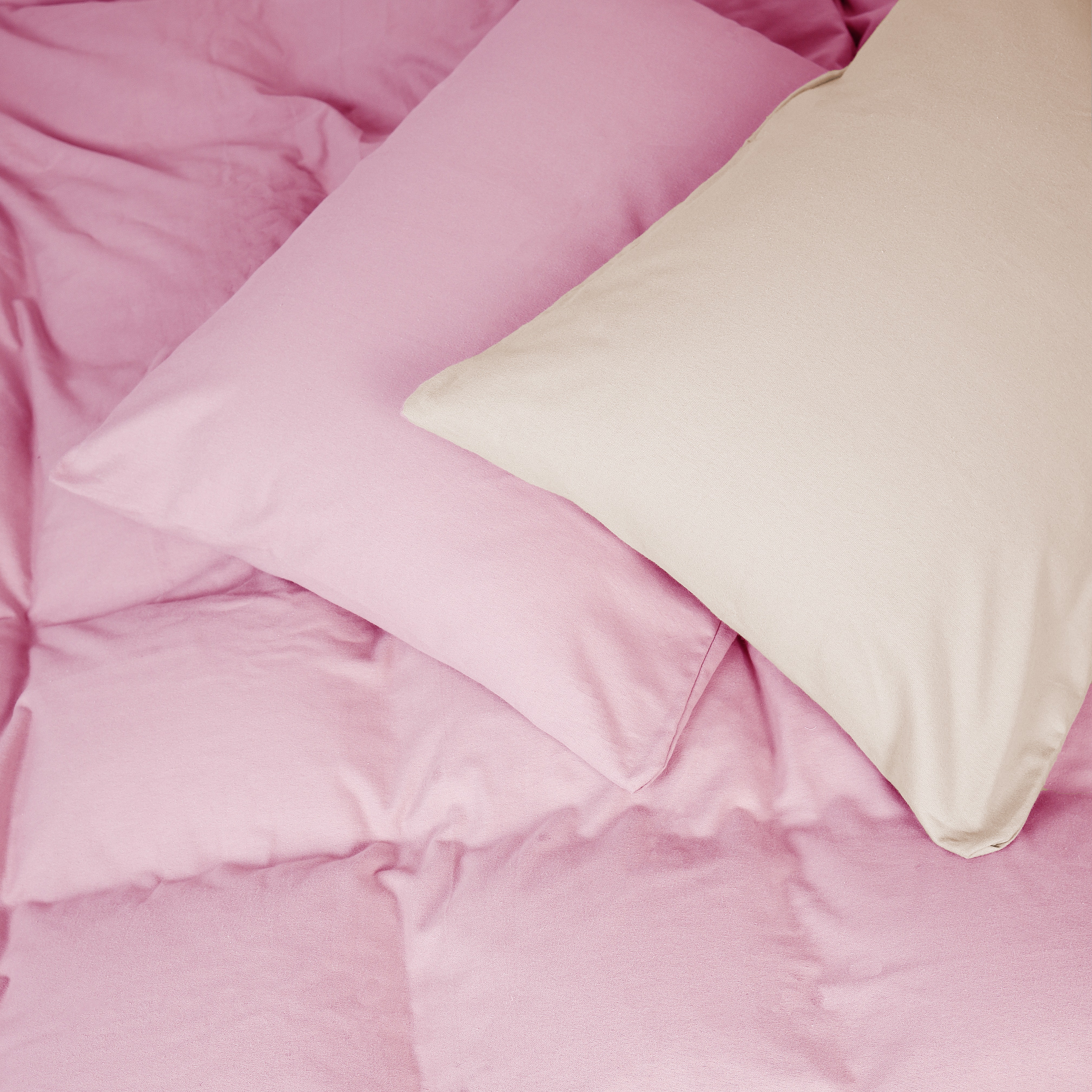 Наволочка MirSon Фланель 007-008 Milk/Pink 70х70 см (2200009660023) - Фото 1
