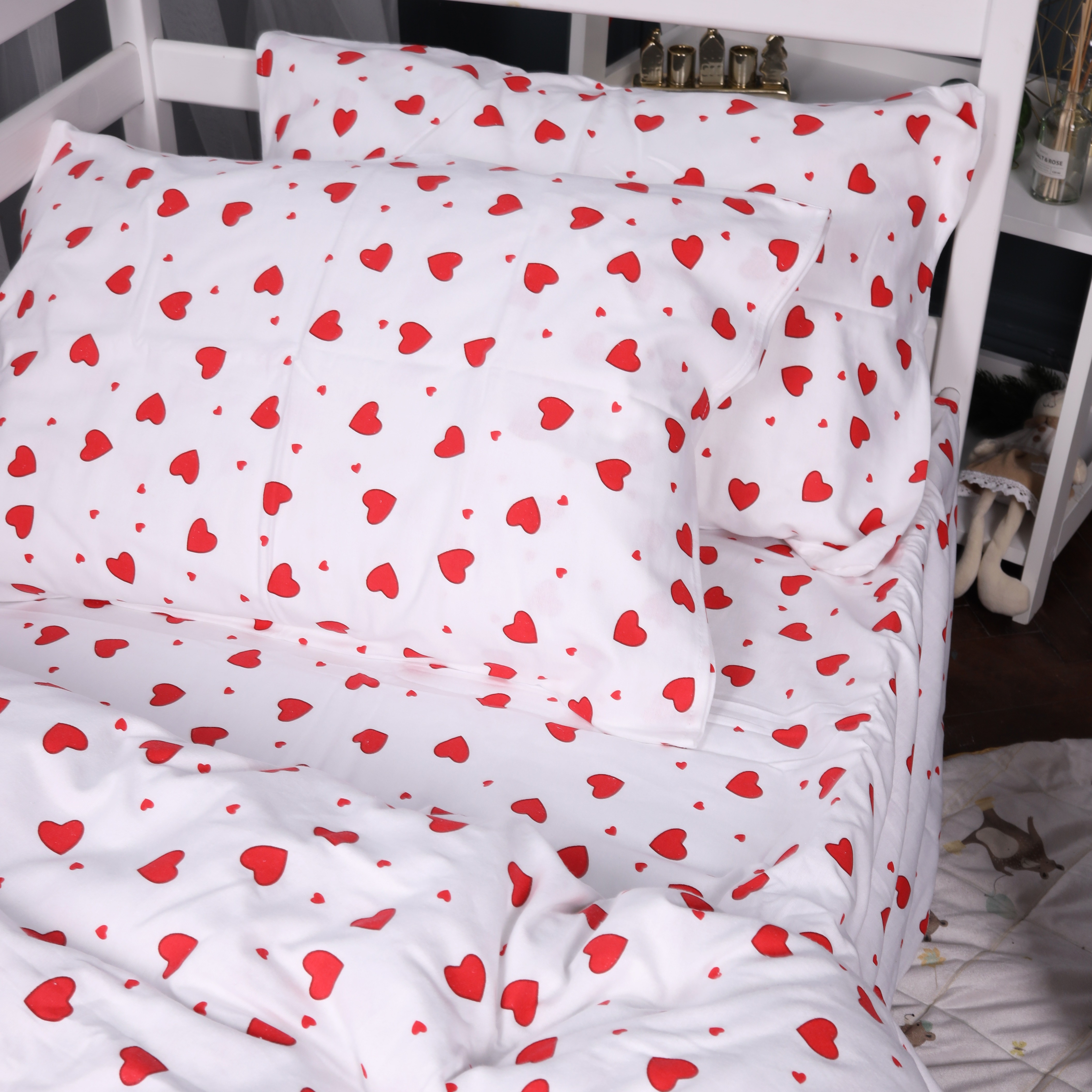 Наволочка MirSon Фланель 015 Love 60х60 см (2200009652721) - Фото 1