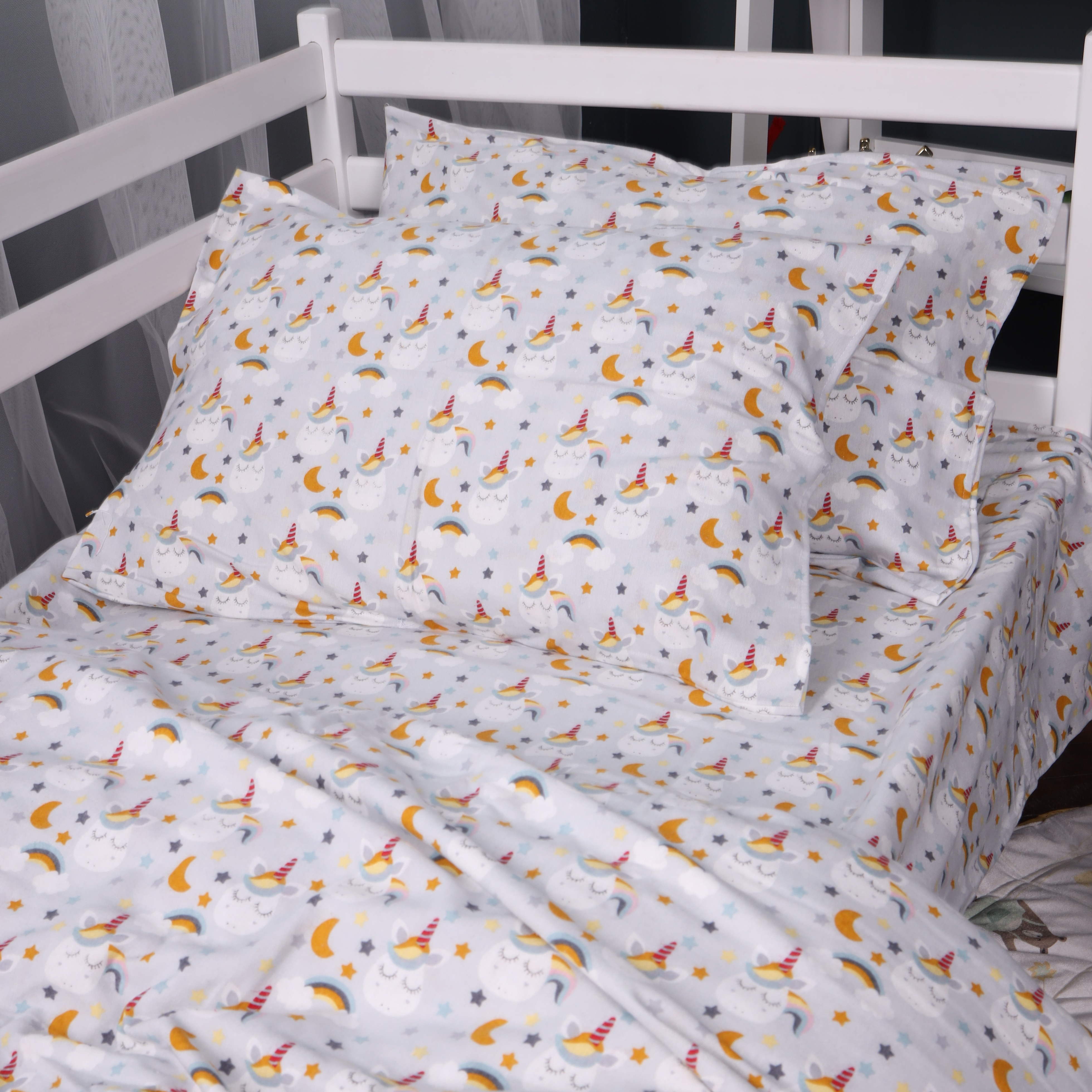 Наволочка MirSon Фланель 018 Unicorn 60х60 см (2200009656149) - Фото 1