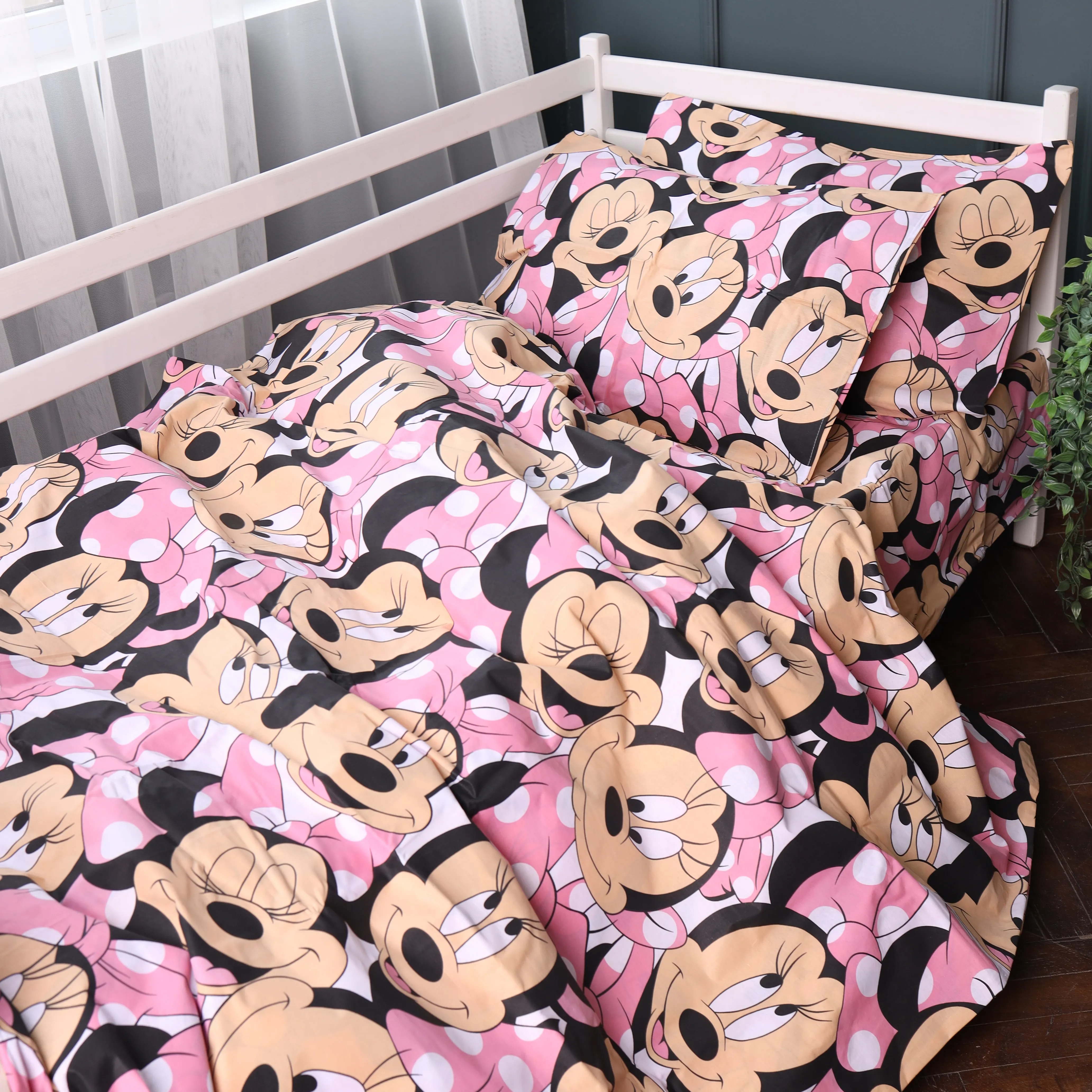 Комплект постільної білизни MirSon 143х210 см 17-0862 Minnie Style Бязь (2200011861357) - Фото 1