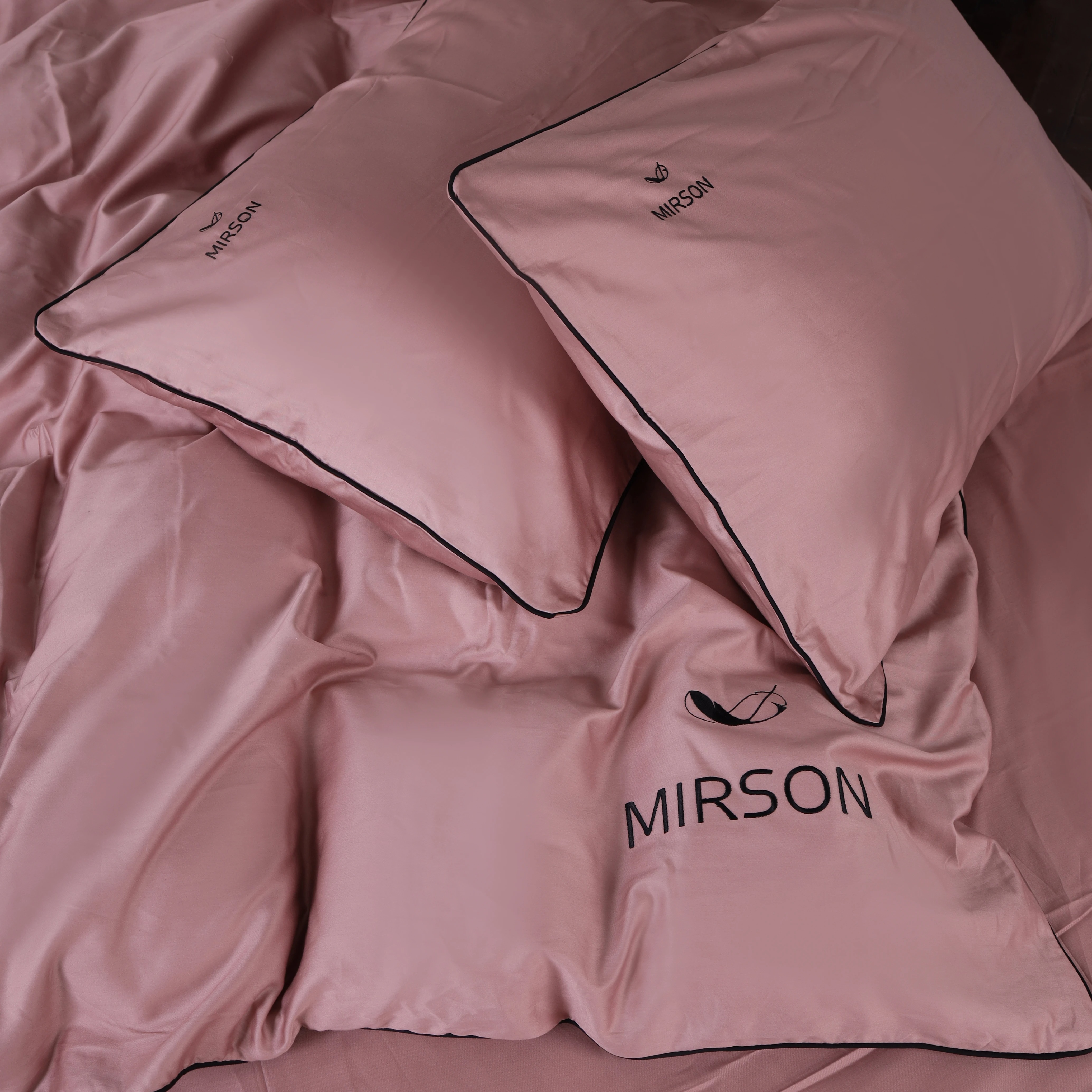 Наволочка MirSon Сатин 0165 Estella Corner 70х70 см (2200008710149) - Фото 1