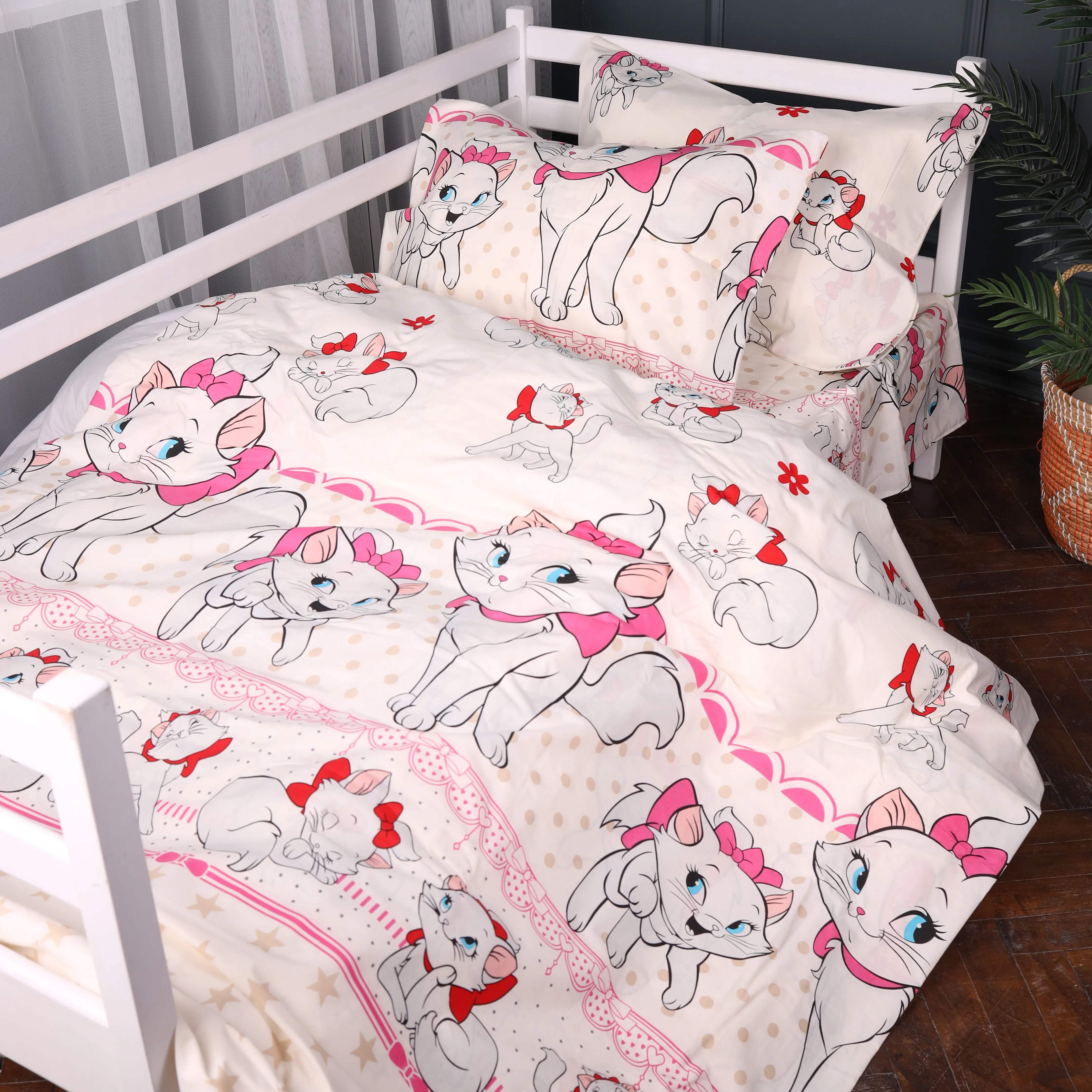 Купити Комплект постільної білизни MirSon 143х210 см 17-0904 Little Pink Kitty Ranforce Elite (2200012400104) - Фото 1 Комплект постільної білизни MirSon 143х210 см 17-0904 Little Pink Kitty Ranforce Elite (2200012400104) - Фото 1