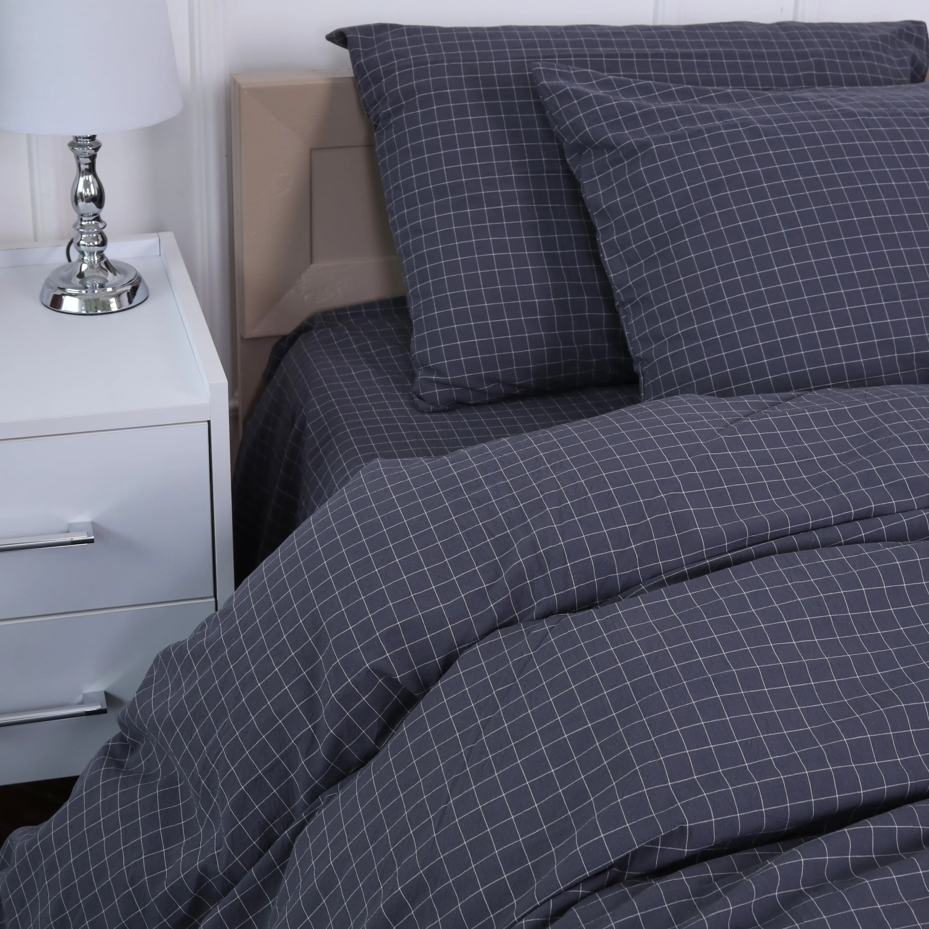 Комплект постельного белья MirSon 143х210 см 40-0012 Benjamin Вареный хлопок (2200009012228) - Фото 1