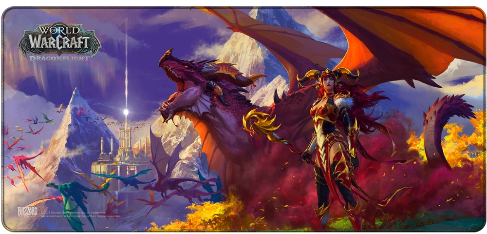 Килимок для миші  ігровий Blizzard WORLD OF WARCRAFT Dragonflight - Alexstrasza and Dragon, (Варкрафт) XL (FBLMPDFALDRA22SXL) - Фото 1