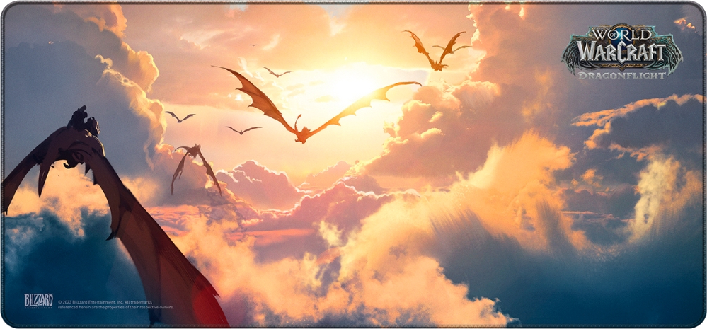 Килимок для миші  ігровий Blizzard WORLD OF WARCRAFT Dragonflight - Clouds, (Варкрафт) XL (FBLMPDFFLCLD22SXL) - Фото 1