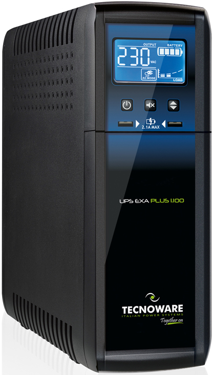 Источник бесперебойного питания Tecnoware EXA PLUS 1100VA (FGCEXAPL1102IEC) - Фото 1